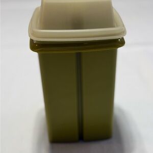 Tupperware Olive Green Storage Container